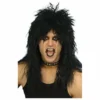 Smiffys Black Hard Rocker Wig