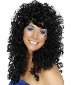 Smiffys Boogie Babe Black Wig