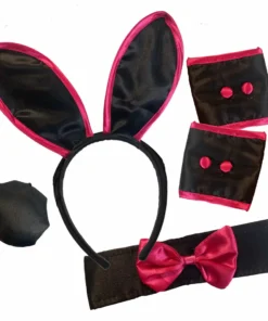Swedia's Easter Playboy Bunny Set - Pink And Black
