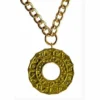 Swedia's Gold Medallion Necklace Accessoriesc