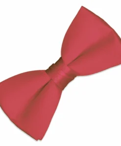 Swedia's Red Satin Bow Tie