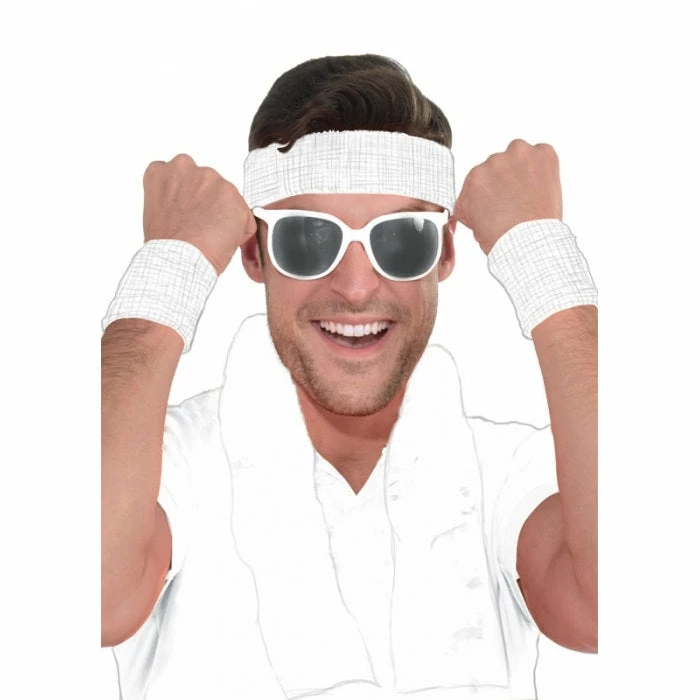 Swedia's White Tennis Sweatbands 3 Swedia's White Tennis Sweatbands