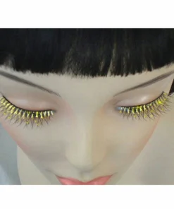 Carnival Products Accessoriesc Eyelashes - Black With Gold Tinsel
