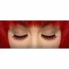 Carnival Products Eyelashes - Black & Red With Crystals Makeup