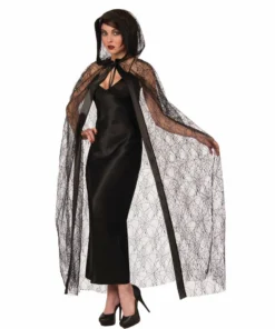 Tomfoolery Ladiesc Cape - Hooded Spider Web