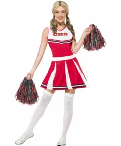 Smiffys Cheerleader Costume Ladiesc