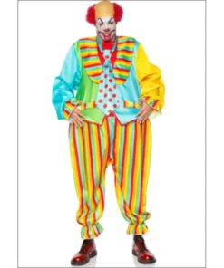 Tomfoolery Circus Clown Men's Costume - Leg Avenue Mensc