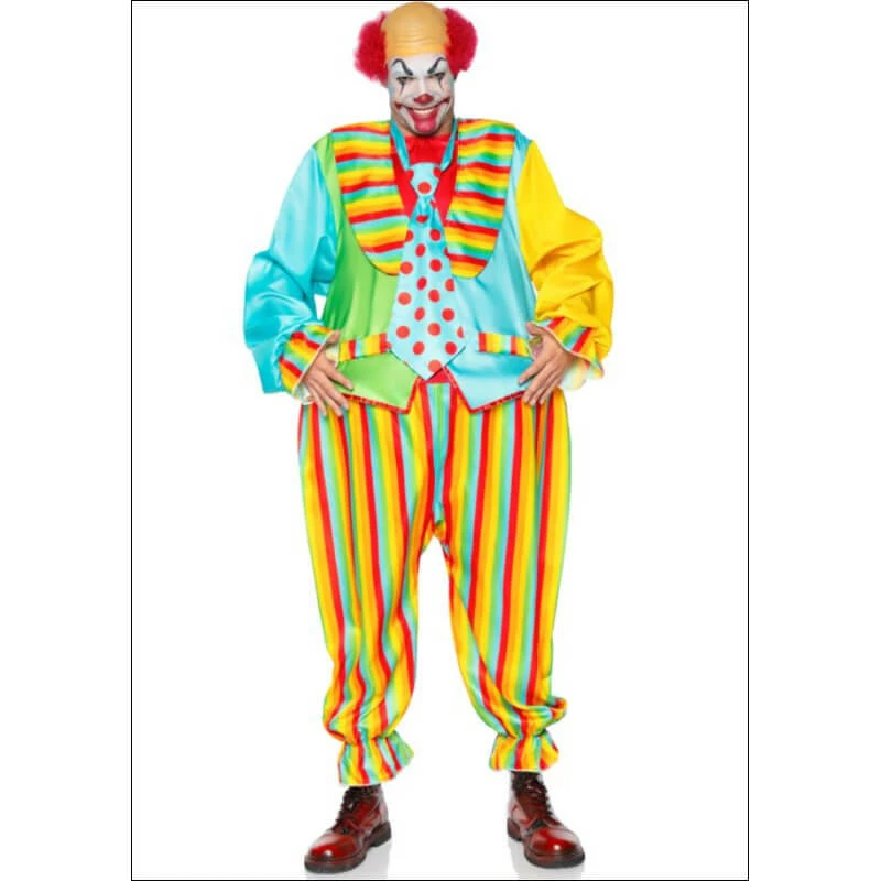 Tomfoolery Circus Clown Men's Costume - Leg Avenue Mensc 3 Tomfoolery Circus Clown Men's Costume - Leg Avenue Mensc