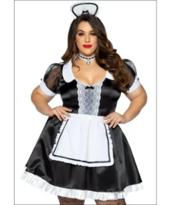Tomfoolery Ladiesc Classic French Maid Ladies Plus Costume