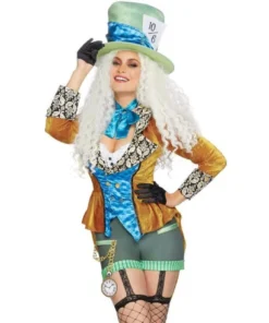 Tomfoolery Classic Mad Hatter Ladies Costume - Leg Avenue Fairytales & Storybook
