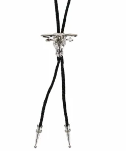 Tomfoolery Cowboy Neck Tie With Steer Head