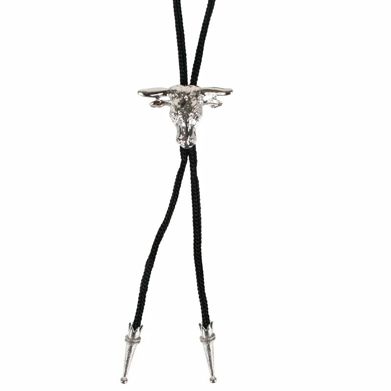 Tomfoolery Cowboy Neck Tie With Steer Head 3 Tomfoolery Cowboy Neck Tie With Steer Head