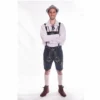 Tiger Leather Black Leather Lederhosen - Wolfgang Mensc