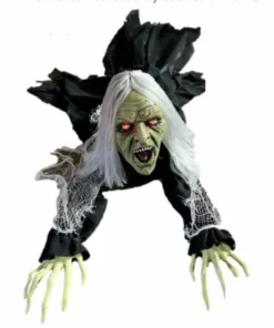 Jack In The Box Animated Crawling Witch Ground Breaker Halloween Prop Props