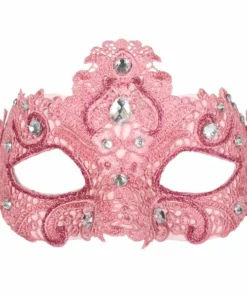 Tomfoolery Crystal Lace Eye Mask - Asst Colors