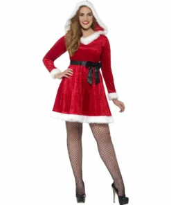 Smiffys Curves Miss Santa Ladies Costume