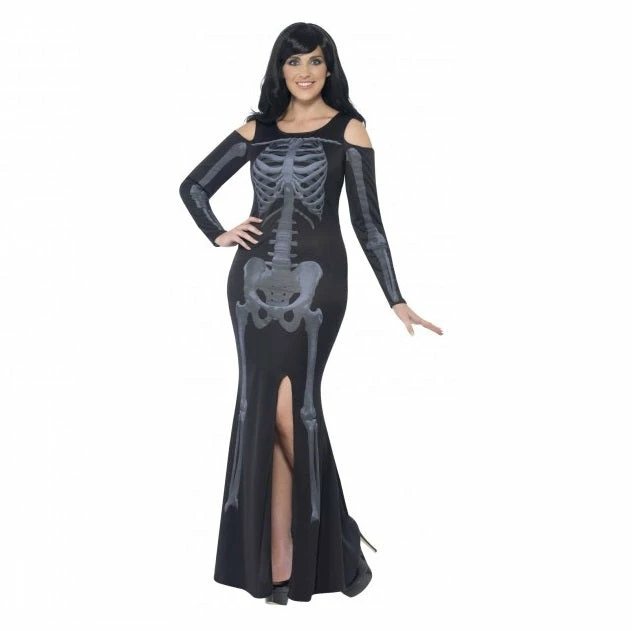 Smiffys Ladiesc Curves Skeleton Plus Costume - Ladies 3 Smiffys Ladiesc Curves Skeleton Plus Costume - Ladies