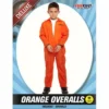 Allen Trading Orange Overalls Child Costume Occupations & Uniforms
