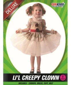 Allen Trading Lil Creepy Clown Childs Costume Girls Costumes
