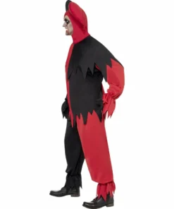 Smiffys Mensc Dark Jester Men's Halloween Costume