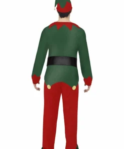 Smiffys Deluxe Christmas Elf Costume - Mens Christmas & New Year