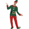 Smiffys Deluxe Christmas Elf Costume - Mens Christmas & New Year