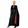 Halloweenc Red Lined Velvet Cape - Hire