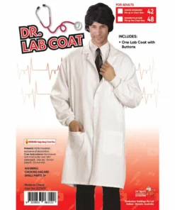 Tomfoolery Dr Lab Coat With Pockets - Dr Toms Mensc