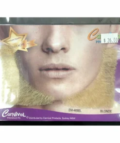 Carnival Products Facial Hair Side Burns Human Hair - Blonde