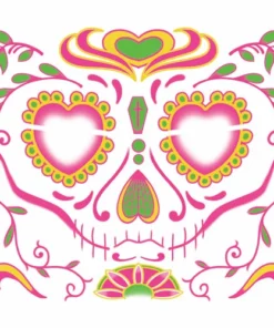 Carnival Products Tinsley FX Full Face Temp Tattoo - Sugar Woman