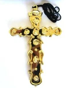 Allen Trading Accessoriesc Latin Cross Necklace - Gold Or Silver