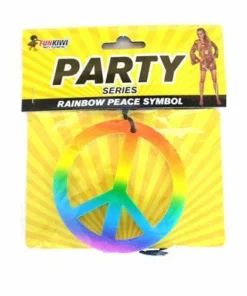 Allen Trading 1960's Rainbow Peace Symbol Medallion