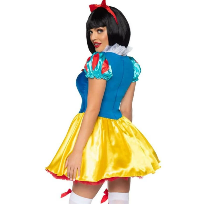 Tomfoolery Ladiesc Fairytale Snow White Short Costume By Leg Avenue 4 Tomfoolery Ladiesc Fairytale Snow White Short Costume By Leg Avenue