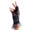 Carnival Products 1980's Gloves-Short Lace Fingerless Black