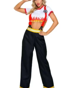 Tomfoolery Ladiesc Five Alarm Firefighter Ladies Costume - Leg Avenue