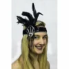 Interalia Group Flapper Headband Black & Silver Decades