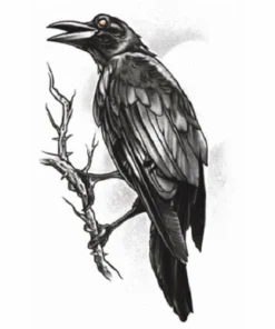 Carnival Products Tinsley Temp Tattoo - The Raven Tattoos