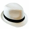Swedia's Gangster Hat Pinstripe White Hats & Headwear