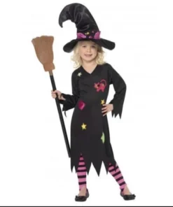 Smiffys Cinder Witch Costume - Girls