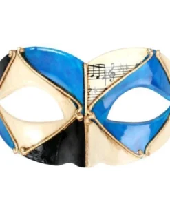 Tomfoolery Masks Pietro-Blue/Black Eyemask