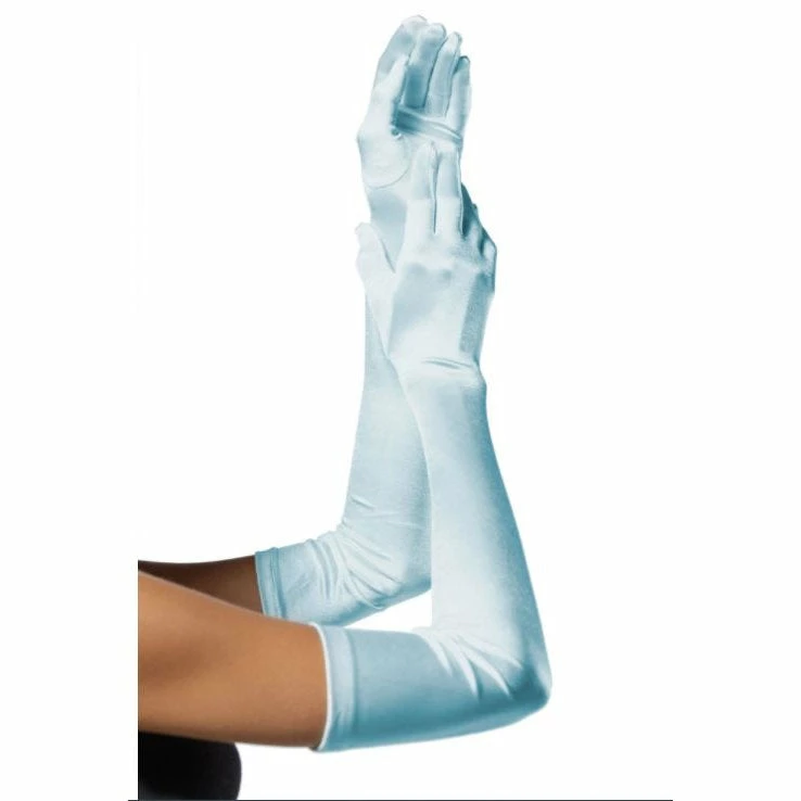 Tomfoolery Gloves Extra Long Satin Leg Avenue - Asst Colors 8 Tomfoolery Gloves Extra Long Satin Leg Avenue - Asst Colors