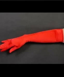 Interalia Group Elbow Length Gloves - Red 1920's