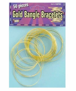 Tomfoolery 1980's Gold Bangle Bracelets