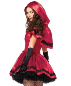 Tomfoolery Ladiesc Gothic Red Riding Hood By Leg Avenue