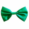 Swedia's Suspenders & Ties Green Satin Bow Tie