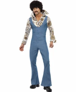 Smiffys Groovy Dancer Costume - Men’s 1970's