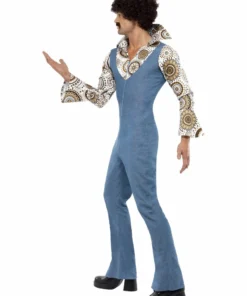 Smiffys Groovy Dancer Costume - Men’s 1970's