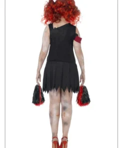 Smiffys High School Horror Zombie Cheerleader Costume Ladiesc