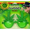 Forum Novelties Hippie Novelty Leaf Glasses