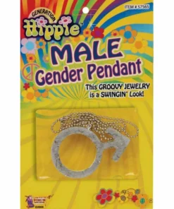 Forum Novelties 1960's Hippie Pendant-Male